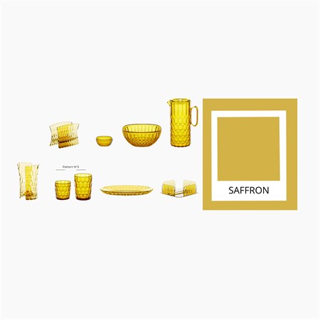 Vassoio Ovale Piccolo Vanity Giallo Zafferano in Tavola