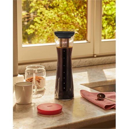 Mazagran Caraffa Per Caffè Freddo Filtrato Marrone in Cucina