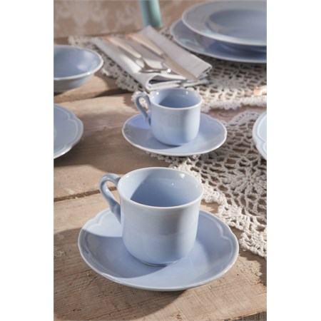 Tazza da The Con Piatto Favola Azzurro in Tavola