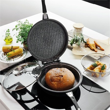 Fornetto Multifunzione Rotondo XL 30x10 h cm Tognana Sphera con Accessori in Cucina