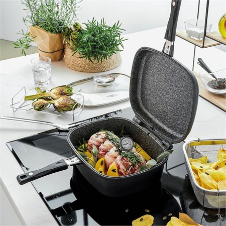 Fornetto Multifunzione Rettangolare XL 28x20x12 h cm Tognana Sphera con Accessori in Cucina