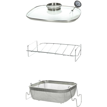 Fornetto Multifunzione Rettangolare XL 28x20x12 h cm Tognana Sphera con Accessori in Cucina