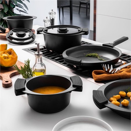 Bistecchiera Grill 28x28 cm Avantspace Tognana con Manici in Silicone in Cucina