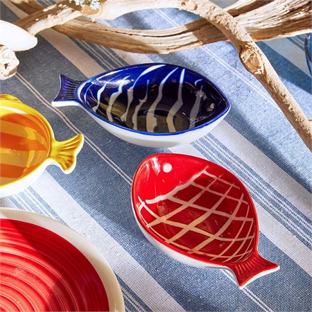 Coppia Di Ciotole Piccola Pesce in Stoneware Tognana in Cucina