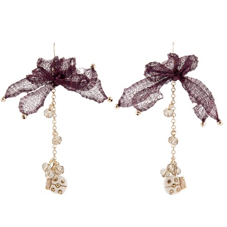 Collana E Orecchini Fiocco Rosso in Boutique