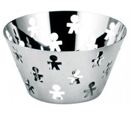 girotondo fruttiera inox alessi