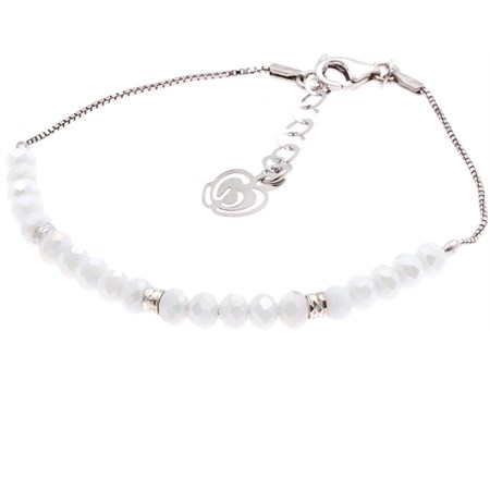 bracciale bianco brillante