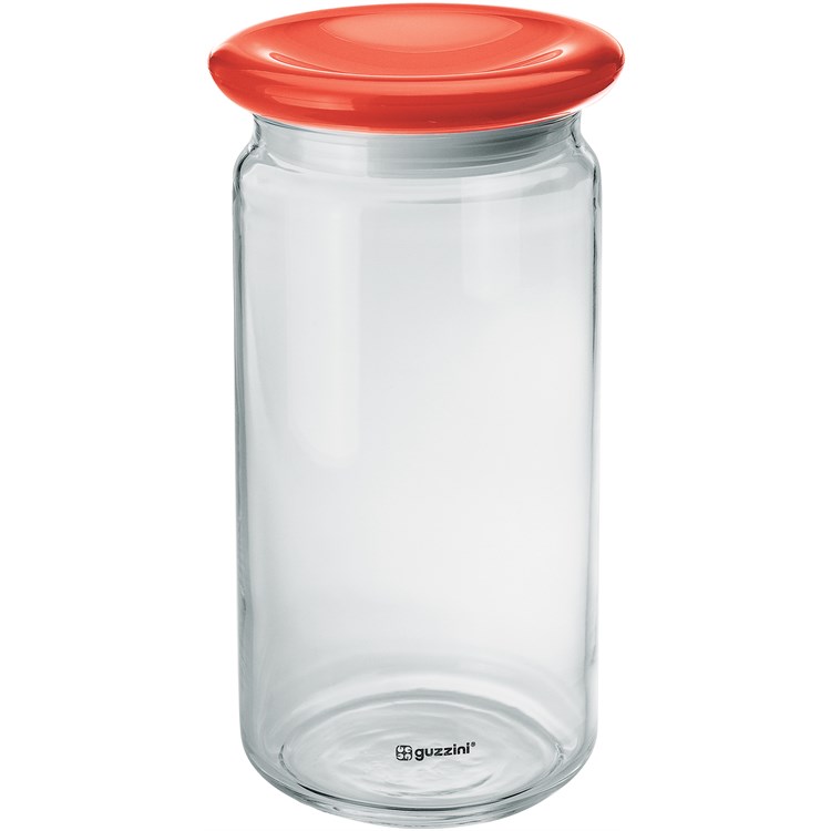 Barattolo In Vetro Rosso 1500 Cc