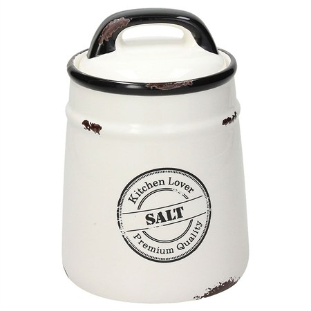 tognana barattolo sale urban chic in stoneware diametro 12 cm x altezza 125 cm