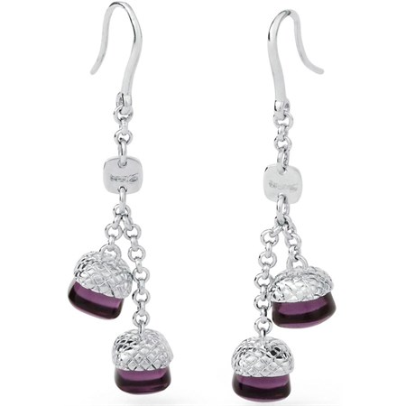 carillon orecchini con ametiste