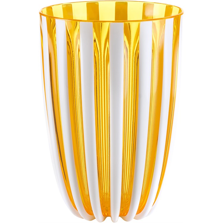 Bicchiere Alto Pin-Up Giallo Ambra