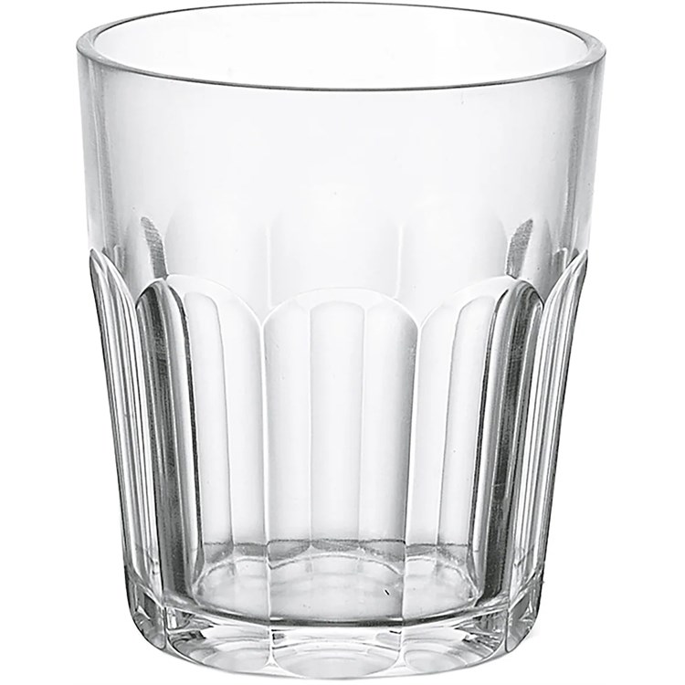 Bicchiere Basso Molato Trasparente