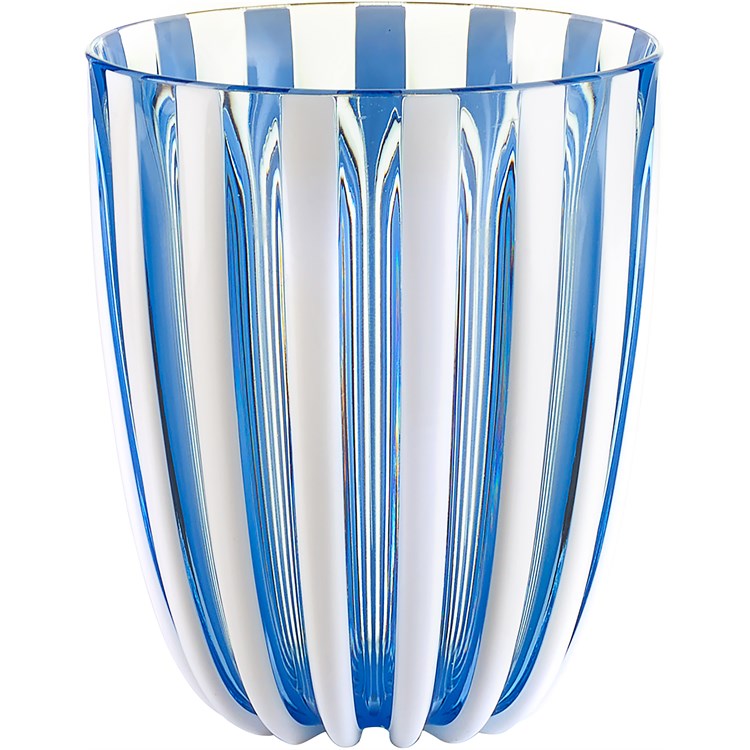 Bicchiere Basso Pin-Up Blu Mediterraneo