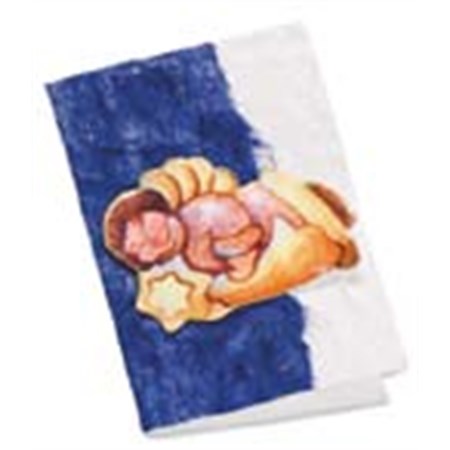 bigliettino di auguri angelo su stella cometa thun