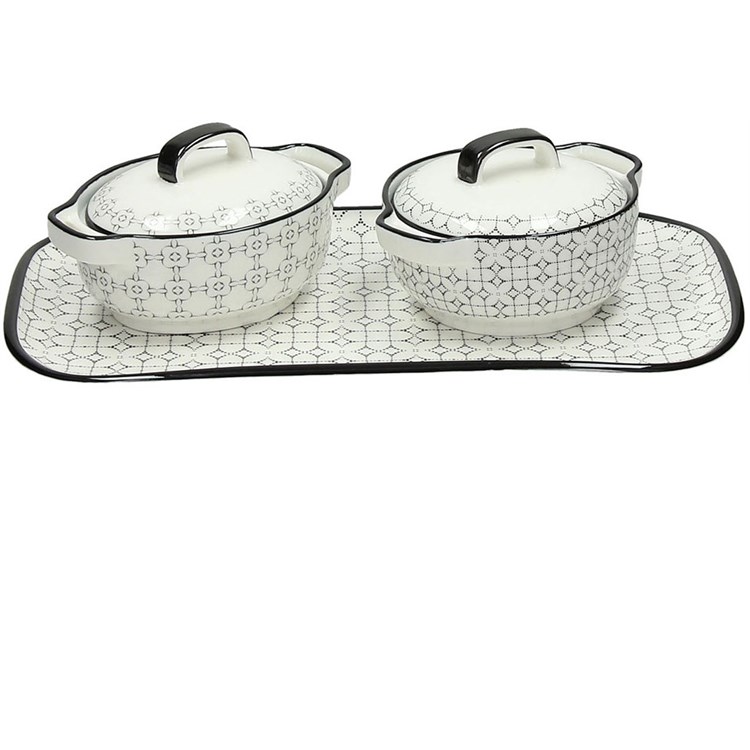 Vassoio Con Cocotte Mini