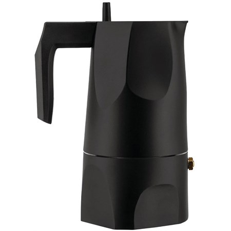 caffettiera espresso ossidiana 3 tazze nero