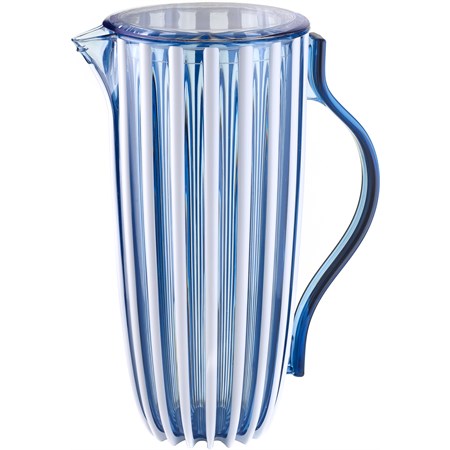 caraffa con coperchio pin up blu mediterraneo
