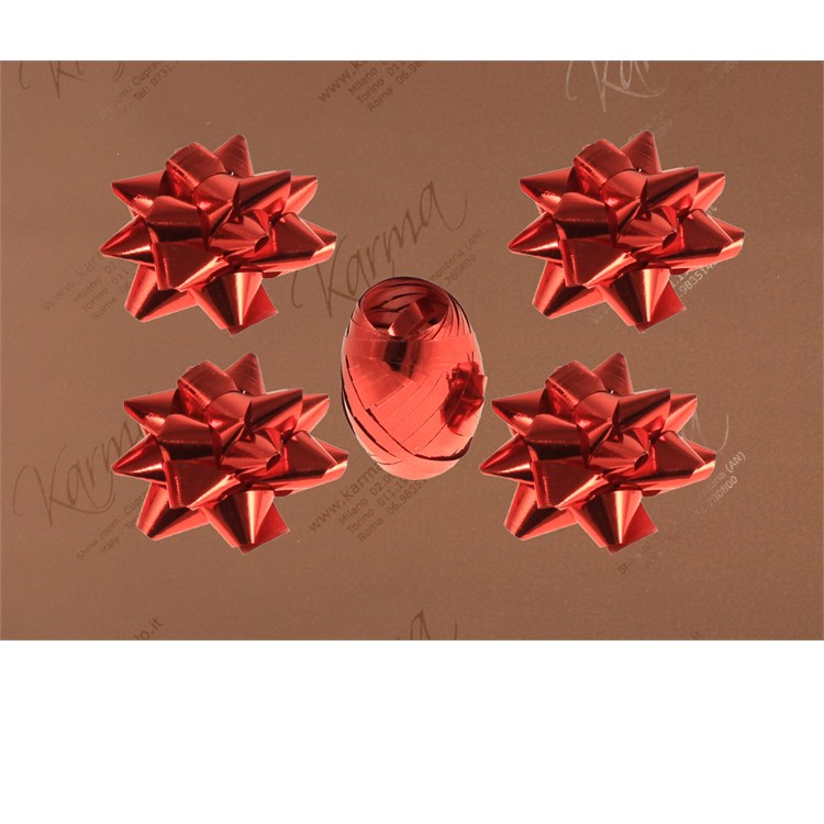 Set Confezionamento Regalo Rosso