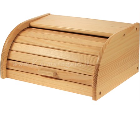cassetta pane in legno chiaro
