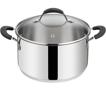 casseruola con coperchio nuova tempra cm 20