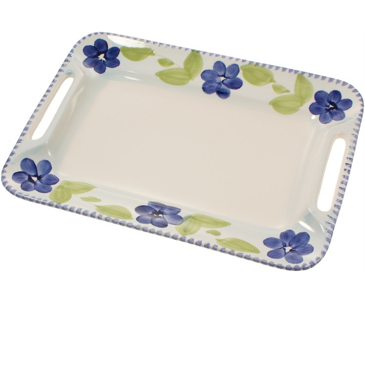 Vassoio Decorato A Mano