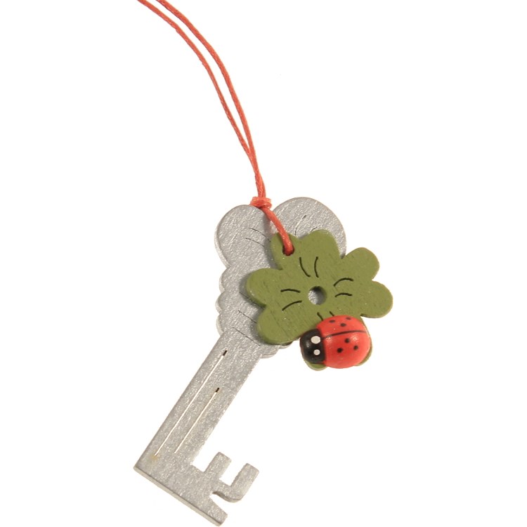 Chiudipacco Chiave Con Quadrifoglio