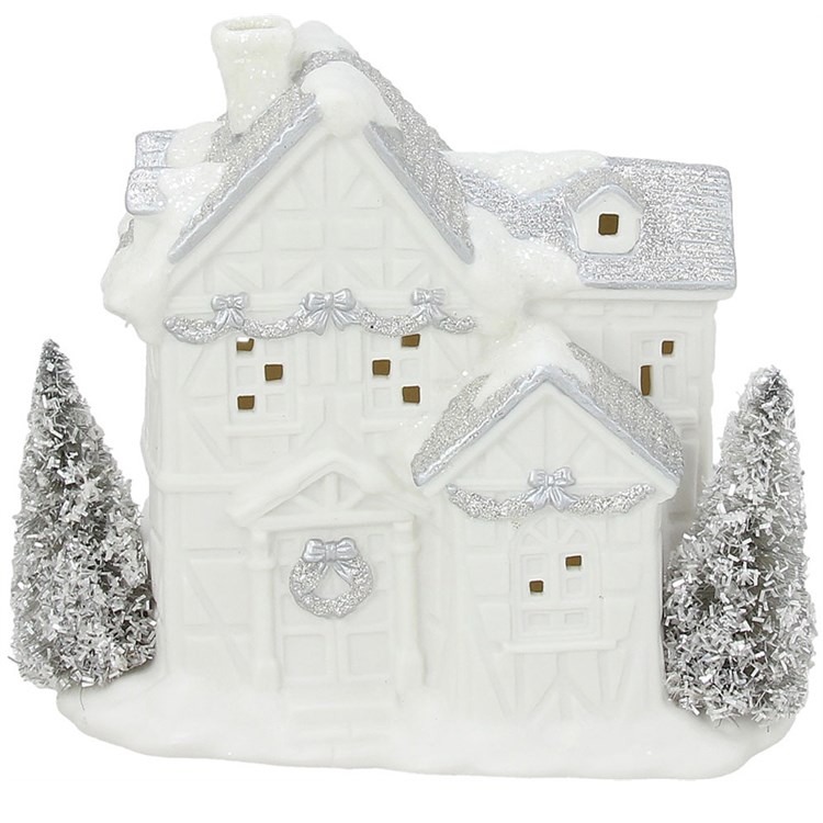 Casetta In Porcellana Con Alberi