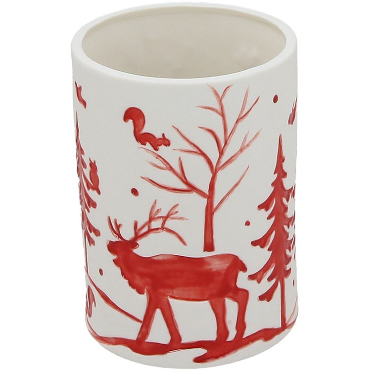 Porta Tea-Light-Regal Red