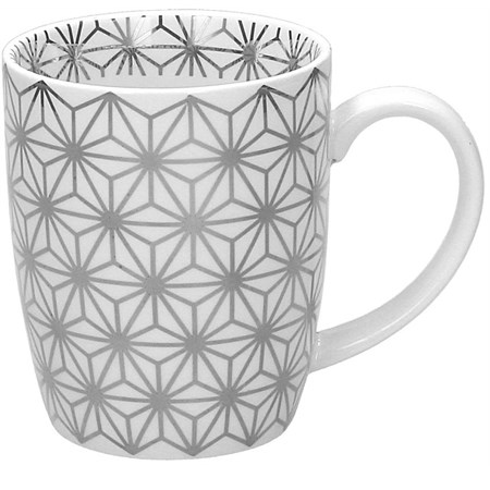 mug linea christmas silvery grigia