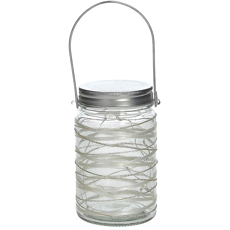 Barattolo Con Led In Vetro