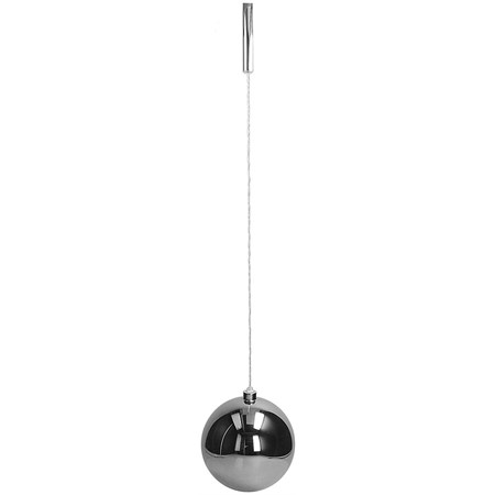 sfera led in sospensione cm 15 smoke