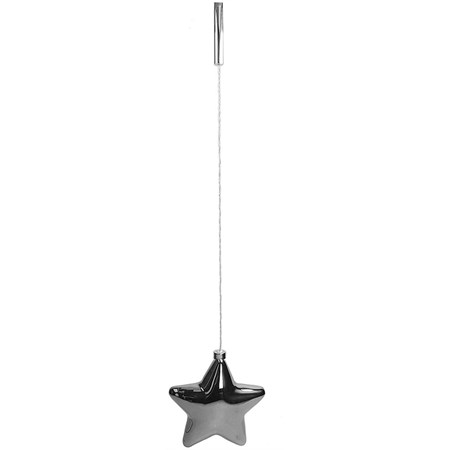 stella led in sospensione cm 18 smoke