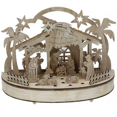 chalet nativita led linea christmas