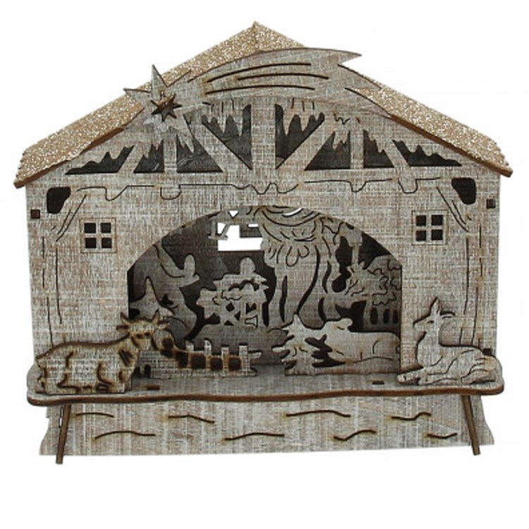 Presepe In Legno