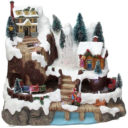 carillon con paesaggio montano