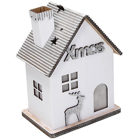 casetta led alberi