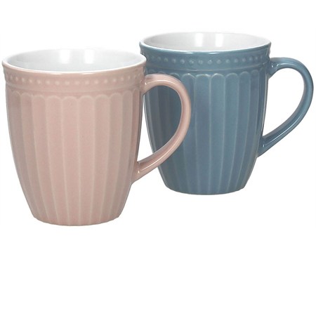 coppia mug concerto blu e beige