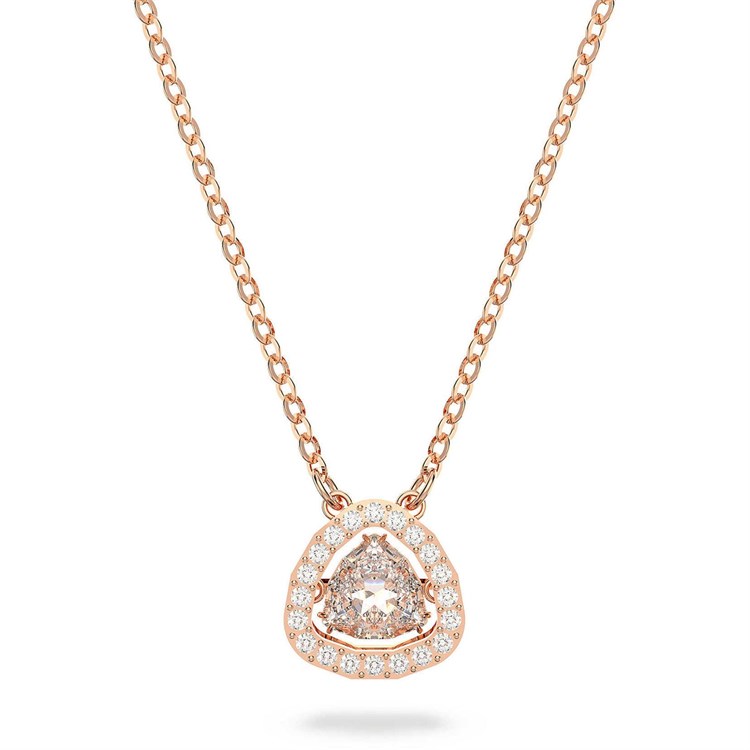 Collana Millennia Taglio Trilliant Oro Rosa