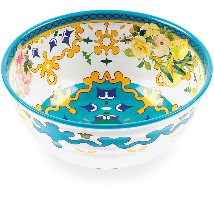 Insalatiera Flower E Lemon Cm 22