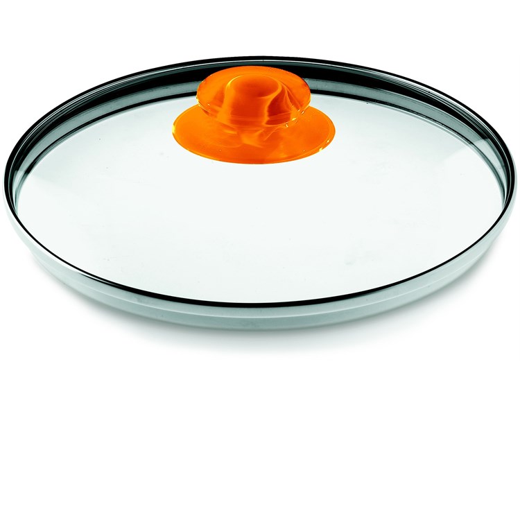 Coperchio In Vetro Cm 30 Arancio