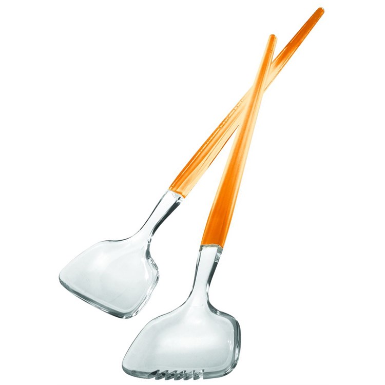 Coppia Posate Insalata Arancio