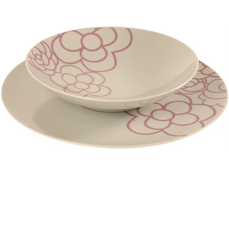 set due piatti blossom glicine guzzini