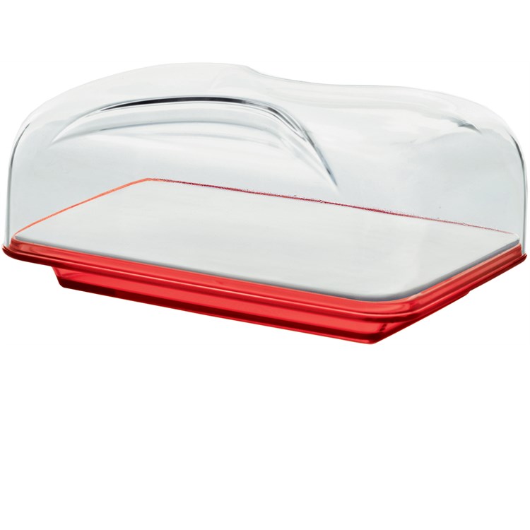 Copriformaggio Rettangolare Rosso