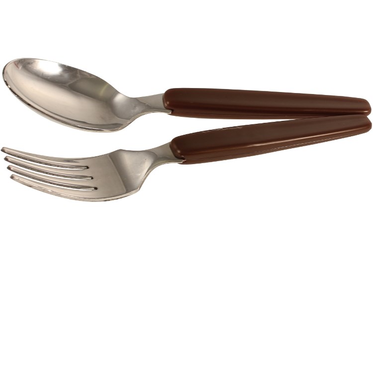 Coppia Posate In Alluminio Per Detenuti