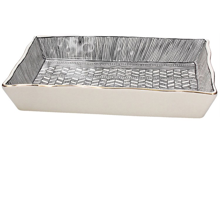 Pirofila Etnochic Rettangolare