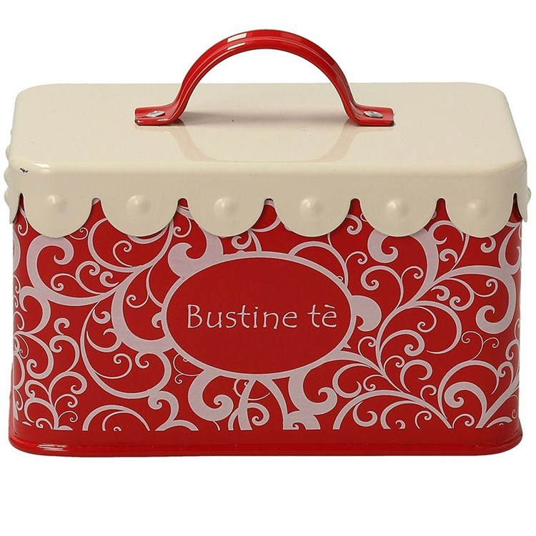 Scatola Per Bustine Rosso