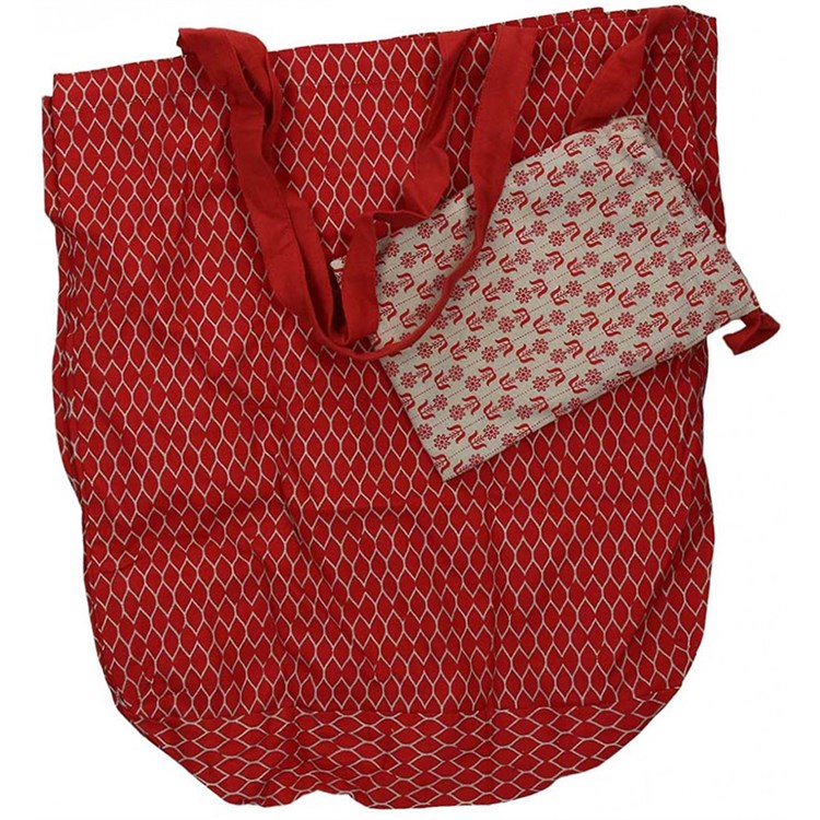 Borsa Spesa Rosso Pieghevole