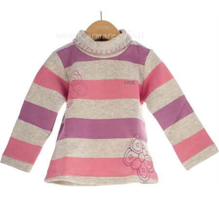 felpa farfalla girl 100 per cento cotone