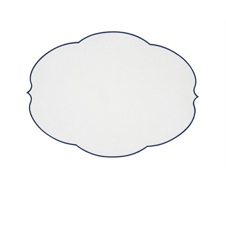 flowers tovaglietta double face bianco
