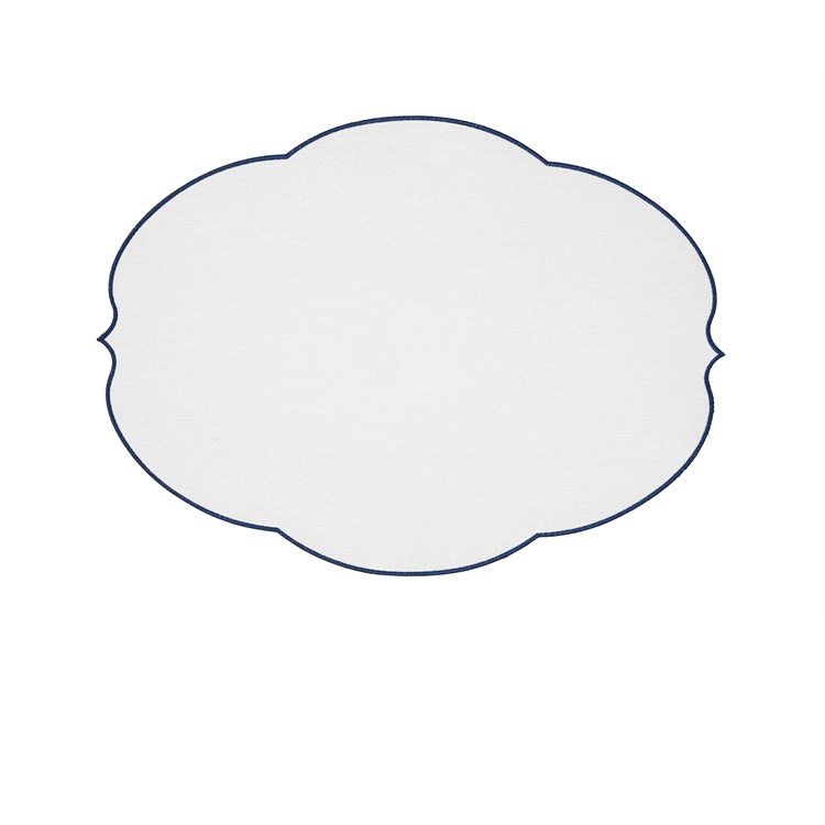 Flowers Tovaglietta Double Face Bianco